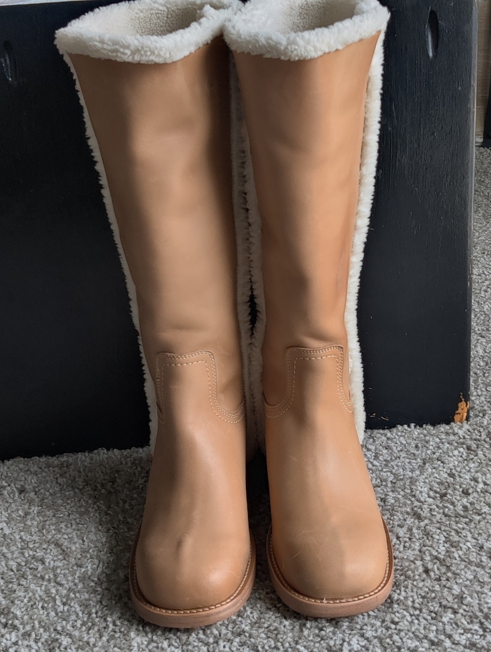 💙SALE 💙Steve Madden Riggs Faux Fur Boots - Picture 5 of 9